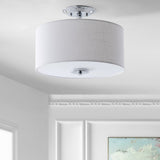 Marc 15" Metal LED Semi-Flush Mount - JONATHAN Y