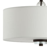 Marc 15" Metal/Crystal LED Semi Flush Mount - JONATHAN Y