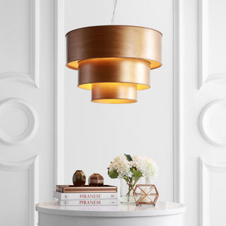 Lynn 21" Tier Metal LED Pendant - JONATHAN Y