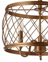 Eleanor 15" Metal LED Semi Flush Mount Ceiling Light - JONATHAN Y