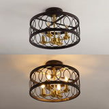 Sylvain 15.5" Metal LED Semi Flush Mount - JONATHAN Y