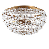 Isabelle 15.5" Metal/Acrylic LED Flush Mount