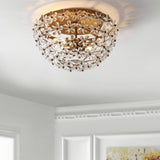 Isabelle 15.5" Metal/Acrylic LED Flush Mount