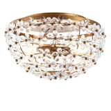 Isabelle 15.5" Metal/Acrylic LED Flush Mount