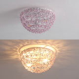 Isabelle 15.5" Metal/Acrylic LED Flush Mount