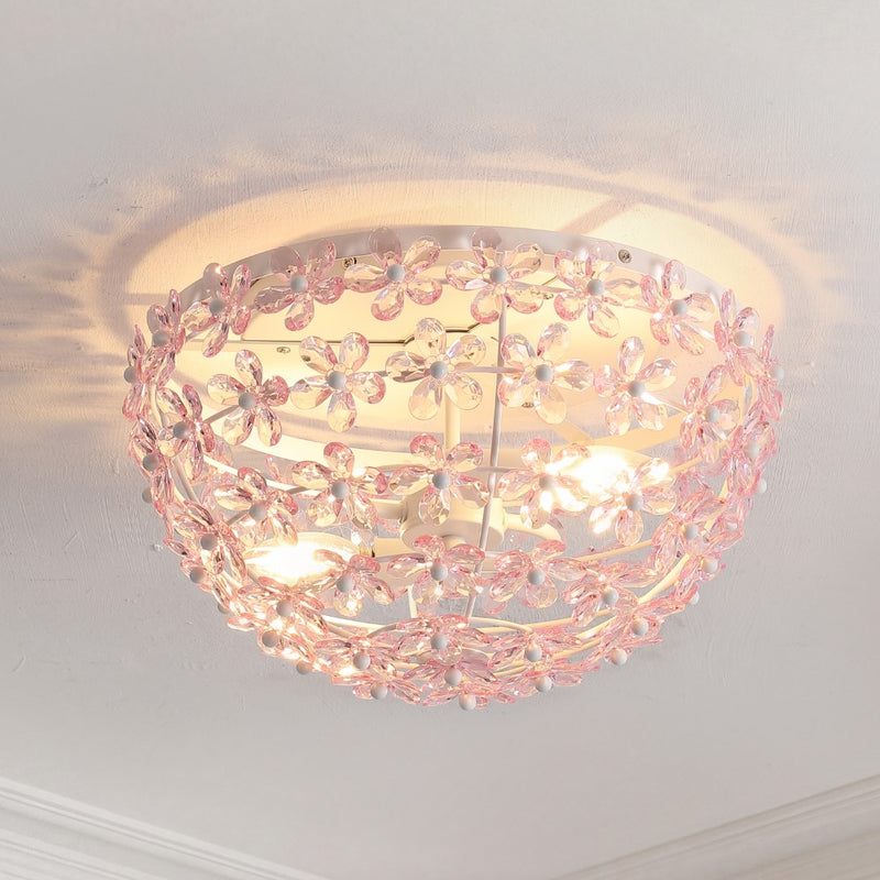 Isabelle 15.5" Metal/Acrylic LED Flush Mount