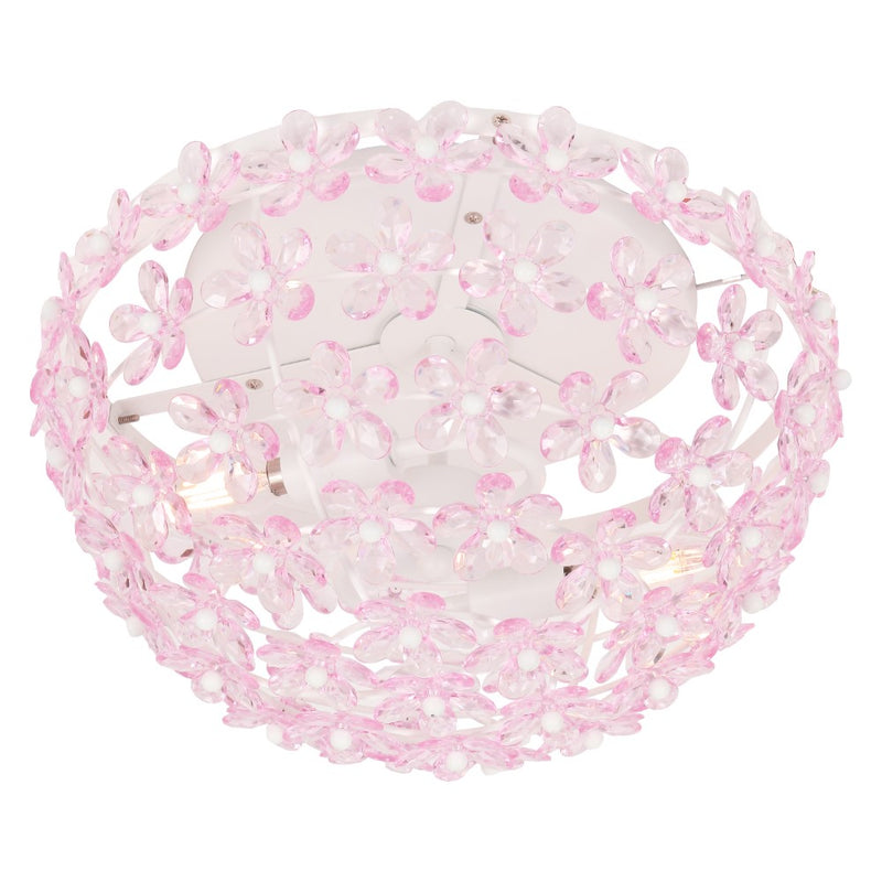 Isabelle 15.5" Metal/Acrylic LED Flush Mount