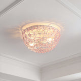 Isabelle 15.5" Metal/Acrylic LED Flush Mount