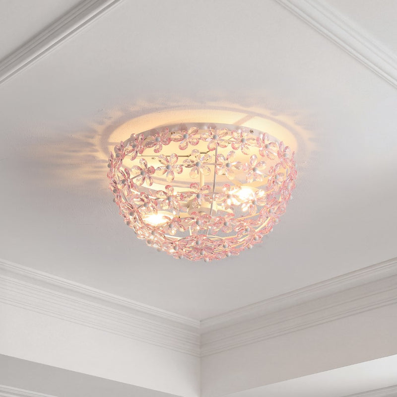 Isabelle 15.5" Metal/Acrylic LED Flush Mount