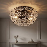 Isabelle 15.5" Metal/Acrylic LED Flush Mount Oil Rubbed Bronze/Clear – AI-ON