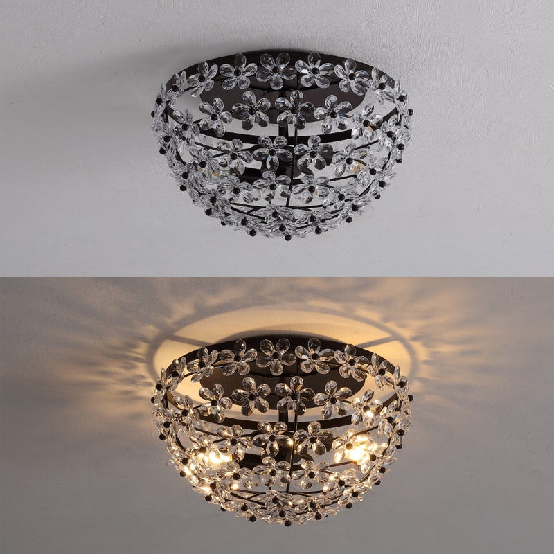 Isabelle 15.5" Metal/Acrylic LED Flush Mount