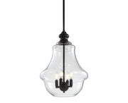 Adam Adjustable Metal/Glass LED Pendant