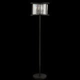 Bevin 63" Metal/Crystal LED Floor Lamp - JONATHAN Y
