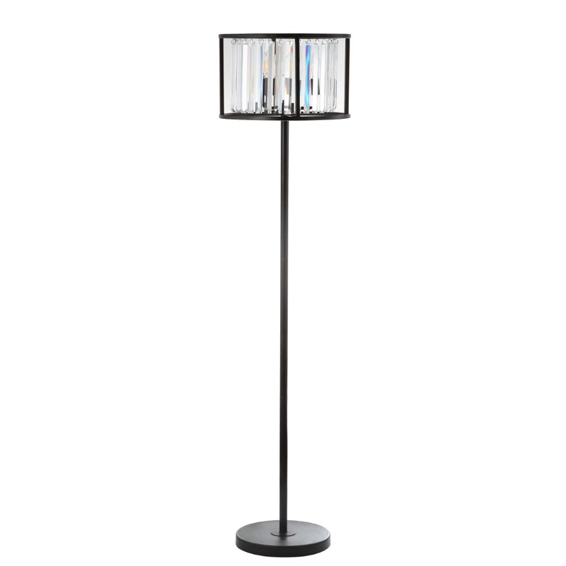 Bevin 63" Metal/Crystal LED Floor Lamp - JONATHAN Y