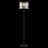Bevin 63" Metal/Crystal LED Floor Lamp - JONATHAN Y