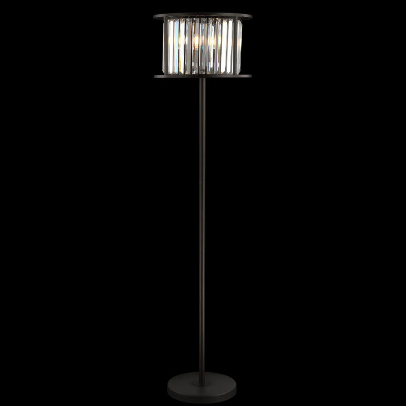 Bevin 63" Metal/Crystal LED Floor Lamp - JONATHAN Y