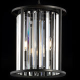 Bevin 12" Metal/Crystal LED Pendant - JONATHAN Y