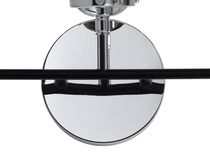 Caleb Brass Vanity Wall Sconce Clear