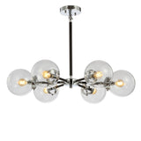 Caleb 28" Brass Cluster Pendant - JONATHAN Y