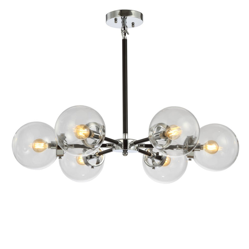 Caleb 28" Brass Cluster Pendant - JONATHAN Y