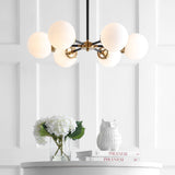 Caleb 28" Brass Cluster Pendant - JONATHAN Y