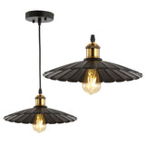 Lotus 12.25" Adjustable Metal LED Pendant - JONATHAN Y