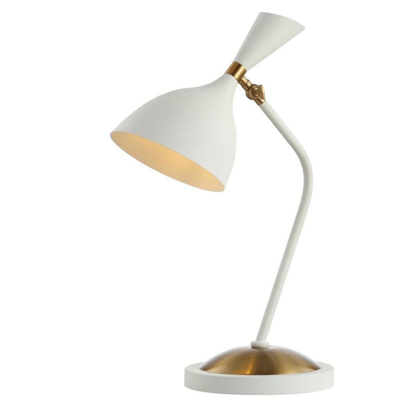 Albert 21.5" Iron Retro Mid Century LED Table Lamp - JONATHAN Y