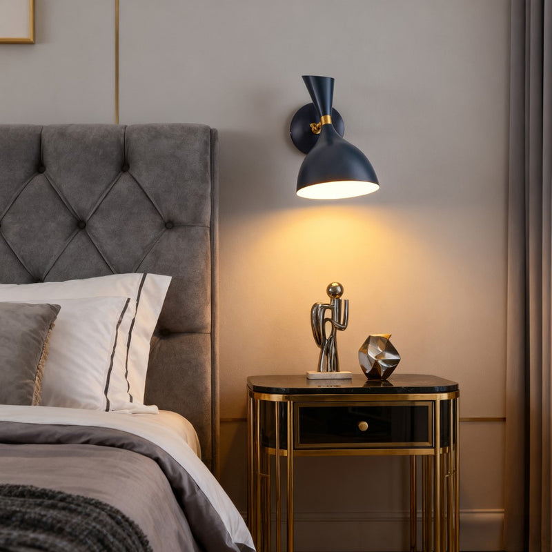 Josef 10" Iron Retro LED Wall Sconce