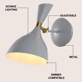 Josef 10" Iron Retro LED Wall Sconce