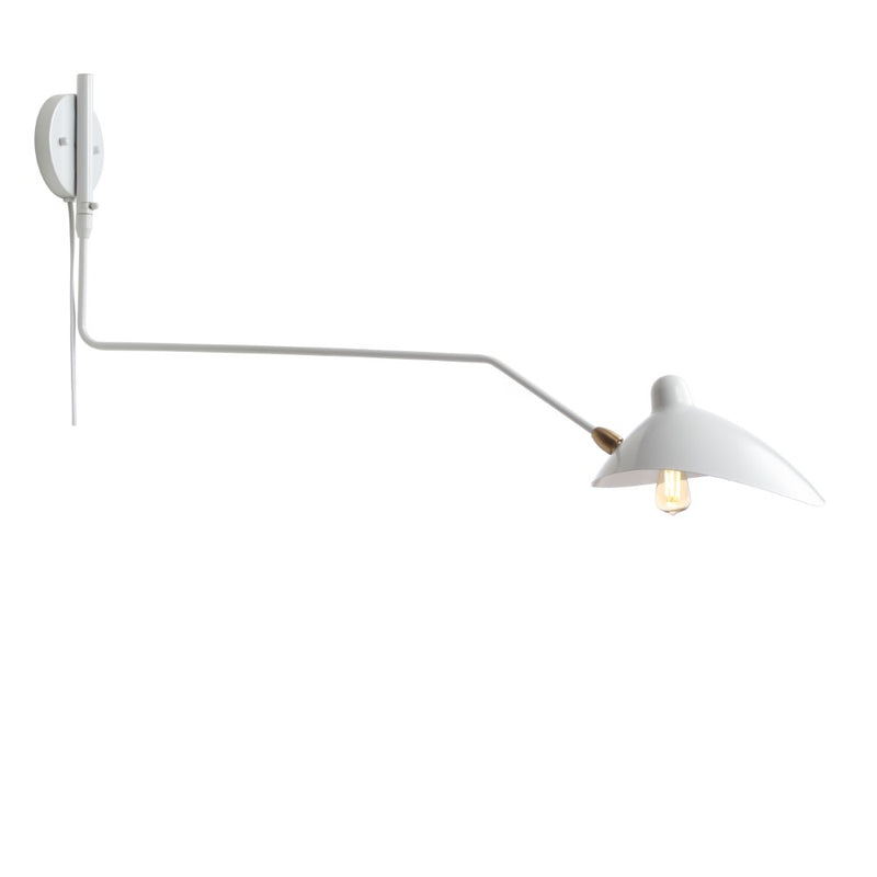 Frank 35" Iron Retro Swing LED Wall Sconce - JONATHAN Y