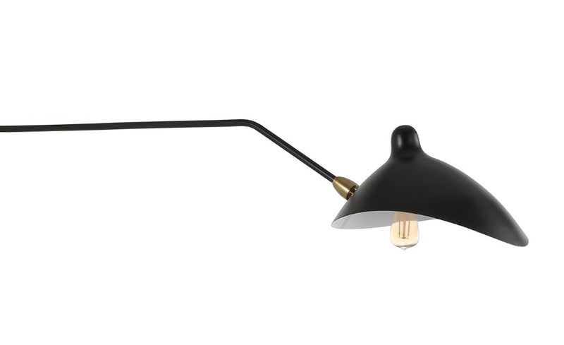 Frank 35" Iron Retro Swing LED Wall Sconce - JONATHAN Y