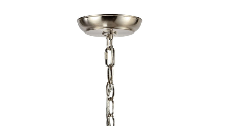 Stellaa 12" Moravian Star Metal/Clear Glass LED Pendant
