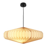Nolan 21.25" Modern Vintage Honeycomb Shade LED Pendant Light