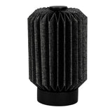 Banks 8.5" Modern Minimalist Paper Pleated Column Accent LED Table Lamp