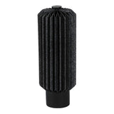Banks 15.75" Modern Minimalist Paper Pleated Column Accent LED Table Lamp