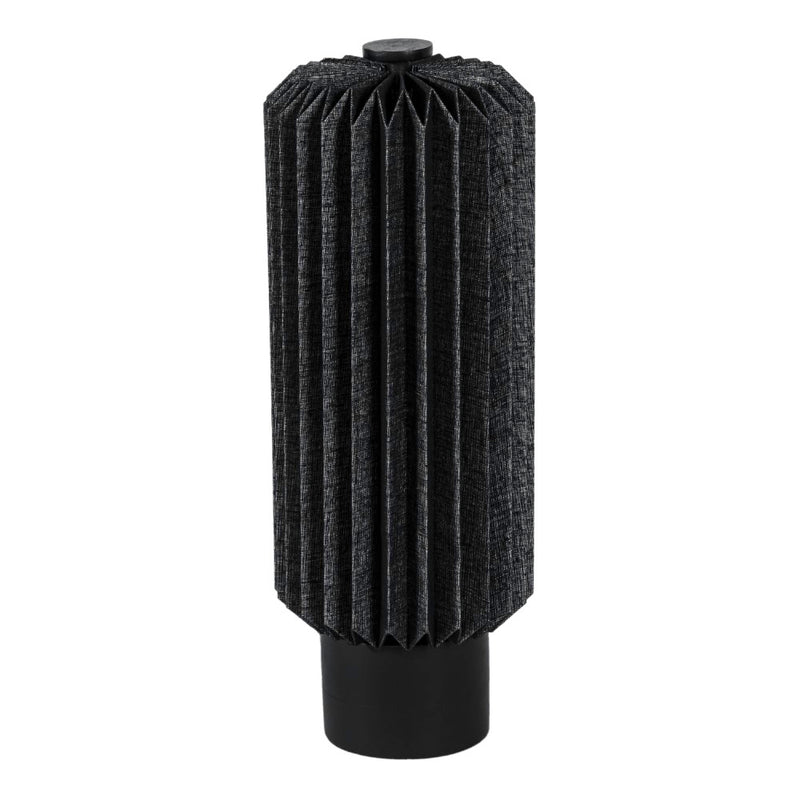 Banks 15.75" Modern Minimalist Paper Pleated Column Accent LED Table Lamp