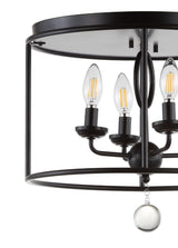 Alma 16" Metal LED Flush Mount - JONATHAN Y