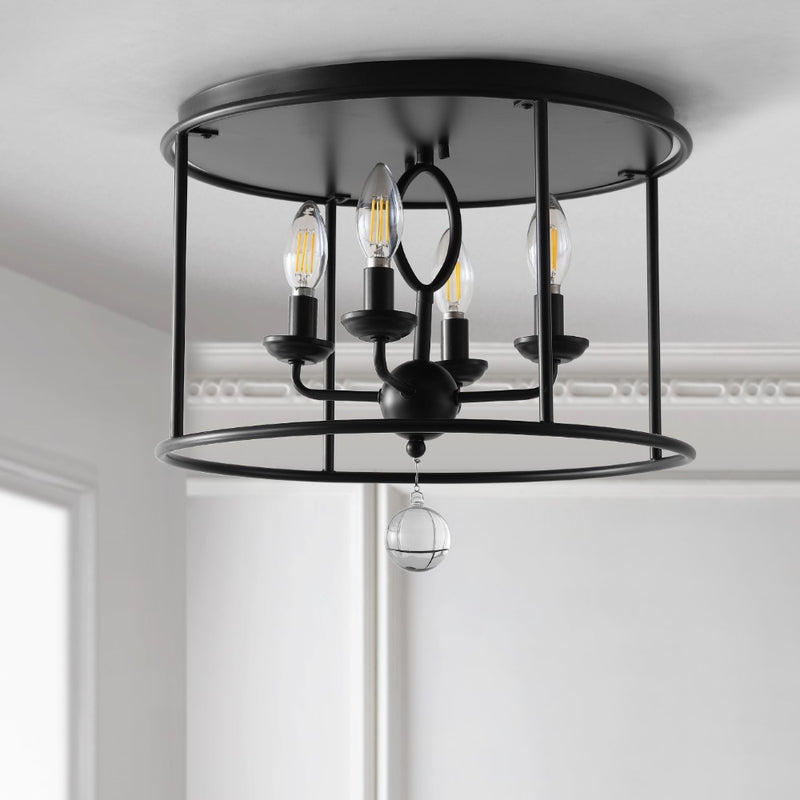 Alma 16" Metal LED Flush Mount - JONATHAN Y