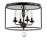 Alma 16" Metal LED Flush Mount - JONATHAN Y