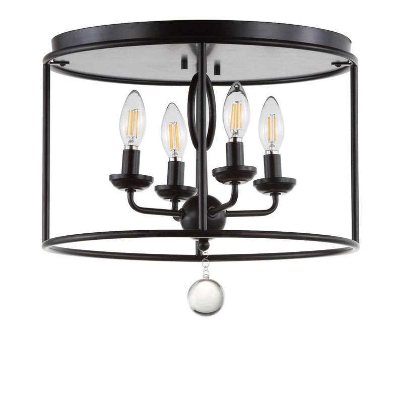 Alma 16" Metal LED Flush Mount - JONATHAN Y