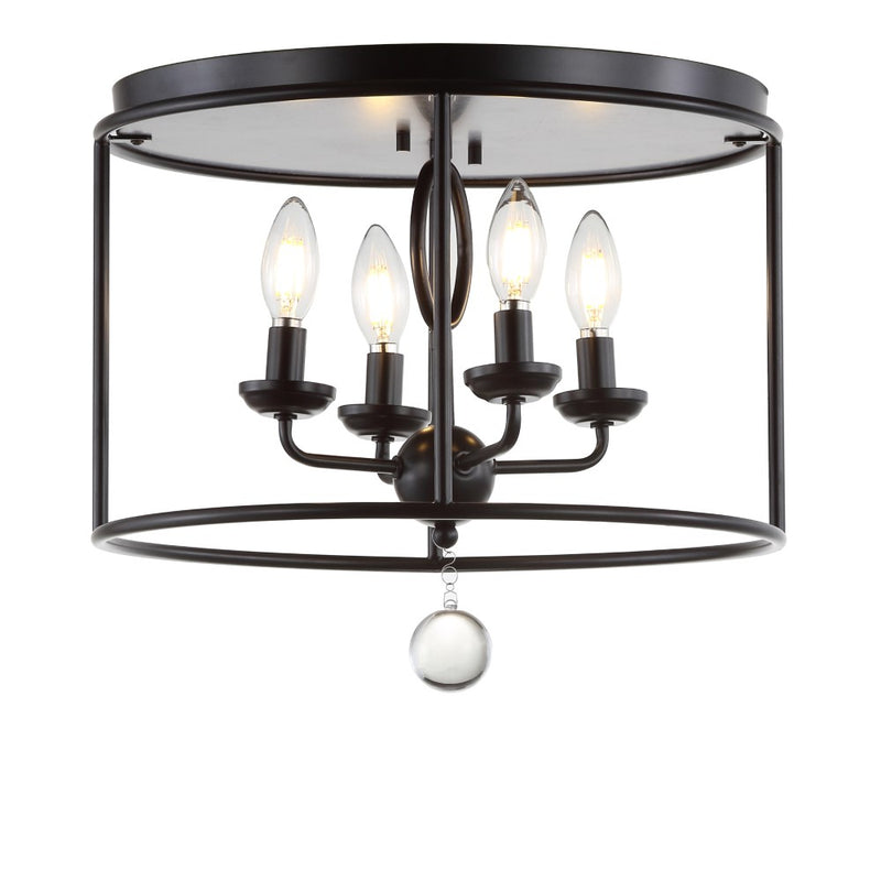 Alma 16" Metal LED Flush Mount - JONATHAN Y