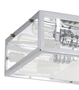 Grayson 12" Metal/Glass LED Flush Mount - JONATHAN Y