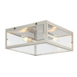 Grayson 12" Metal/Glass LED Flush Mount - JONATHAN Y