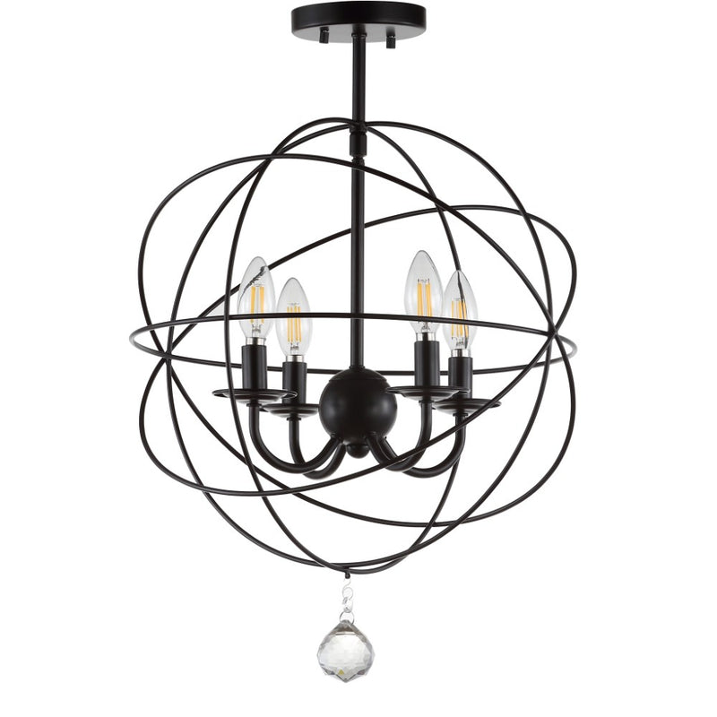 Alma 12" Metal LED Flush Mount - JONATHAN Y