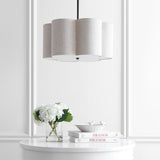 Heather 20" Adjustable Metal LED Pendant - JONATHAN Y