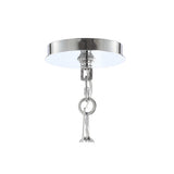 Coquille 20" Adjustable Scalloped Shade Metal LED Pendant - JONATHAN Y