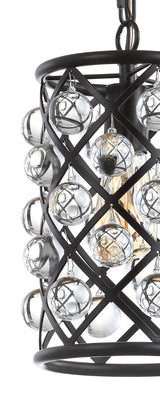 Gabrielle Crystal/Metal LED Pendant