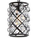Gabrielle Crystal/Metal LED Pendant