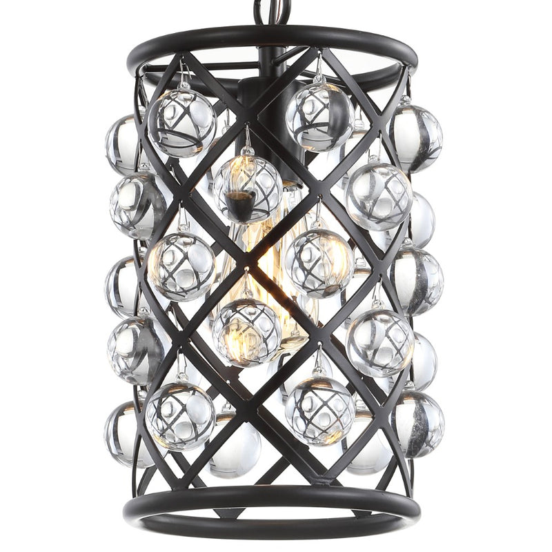 Gabrielle Crystal/Metal LED Pendant