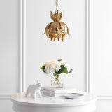 Anne 12" Adjustable Metal LED Pendant - JONATHAN Y